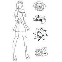 Prima Julie Nutting Cling Rubber Stamp - Elena