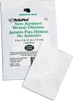 Reliamed Non-adh Absorbent Pad, 2" X 3", Sterile, 100/bx
