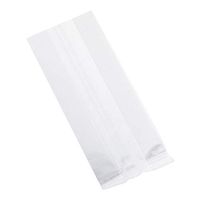 100 Clear Gusseted Cellophane Bags 4.75 x 2.5 x 12 inches - Thin 1.0 mil Thickness OPP Treat Poly Bags, Gusseted (4.75 x 2.5 x 12 inch)