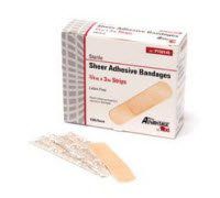 2299366 Sheer Band Aids 3/4" 100 Per Box sold as Box Pt# P150145 by Abco Dealers, Inc