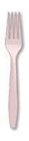 Classic Pink, Premium Plastic Forks, 24 ct