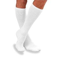 Beiersdorf Sensifoot Support Sock Knee High Xlarge White Men 12.5-14 8-15Mmhg - 1 Pair