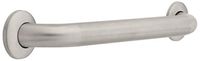 Delta 40118-PS Commercial Grab Bar with Concealed Mounting, 18-Inch, Peened Stainless