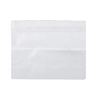 Child Resistant Large Exit Bag White 12" x 9" x 4" 50 Pack- Resealable Zipper