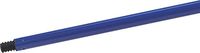 Carlisle 362019414 Flo-Pac Powder-Coated Metal Handle with Threaded Plastic Tip, 7/8" Dia. x 48" L, Blue (Case of 12)