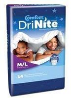 Comfees® Drinite Disposable Absorbent Pull On Youth Pants White Medium / Large 65-85 lbs BG/14