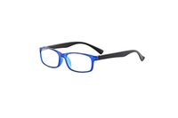 Readerest Blue Light Blocking Reading Glasses, UV Protection and Anti-Reflective Lenses, Spring Hinge Computer Reading Glasses, Multi-Style (Blue/Black, 0.00)