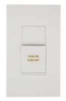 Leviton MNE04-1LW 400Va 320W, Single-Pole and 3-Way, Monet Preset Digital Electronic Low-Voltage Slide Dimmer, White