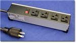 Hammond Manufacturing 1589H4G1 20 AMP POWER BAR, 4 OUTLETS