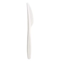 Party Essentials N100804 Heavy Duty Hard Plastic Disposable Knives, 7”, White, Plastic (Pack of 1000)