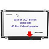Generic New 14" HD+ 1600x900 Laptop Replacement Panel LED LCD Screen Compatible with HP ELITEBOOK FOLIO 9480m SERIES