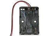 Velleman BH431A Battery Holder for 3 x AAA-Cell with Wires, 1 Grade to 12 Grade
