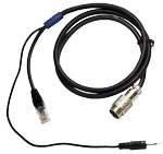Heil HSTA-IM Mic Adapter Cable: Icom 8-pin to Modular