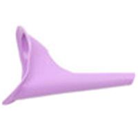 Flybloom Silicone Women Pee Container Outdoor Activities Tourism Portable Tool Standing Privacy Protection Pee Container for Women(Purple)