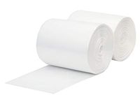 Feiupe 1.2 Gallon Strong Trash Bag Garbage Bag,200 Count Trash Bag for Home Office Car (white, 1.2 Gallon (200 Count))