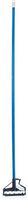Carlisle 4166414 Commercial Side-Gate Fiberglass Wet Mop Handle, 60", Blue