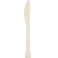 Lillian Tablesettings 48 Count Premium Plastic Knife, Sahara