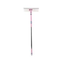 THBEIBEI Stainless Steel All-Purpose Squeegee Rotatable Adjuatable Length Hangable For Car Window Glass Floor Mirror Cleaner 137cm (color : Pink)