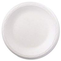 Genpak Celebrity Foam Dinnerware, 8.88 Inch Plate, White - 500 Plates/Carton (1 Carton)