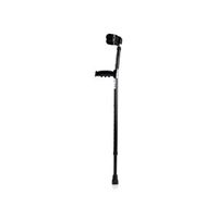 Crutches - Foldable Lightweight Elderly Disabled Medical Driver, Easy to Carry, Strong and Convenient (Size: 32-40.8 Inches, Color: Black, Silver) (Color : Black, Size : 32-40.8 inch)