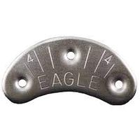 6 Pair of Eagle Brand Extra Large Metal Heel Plates & Nails for Shoes & Boots