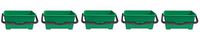Unger QB220 6 gallon Pro Bucket Fits 18" Washer, Green with Black Handle (5-(Pack))