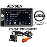Jensen VX3528 DVD receiver and Backup Camera and a SOTS Air Freshener