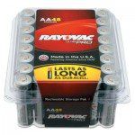 Alkaline Reclosable Batteries, 1.5 V, AA (48 Pack)
