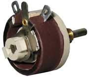 RKSR50E, Res Wirewound Rheostat 0.5 Ohm 10% 100W 1(Elec)/1(Mech) Turn 6.35mm (66.68 X 79.38 X 88.2mm) Solder Lug Panel Mount