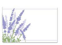 Lavender Flower Field Gift Note Cards with Envelopes and Gold Seal -25pack Set