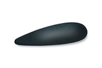 PacknWood 209BBMAHAL Mahal Black Bamboo Tear Shaped Tasting Spoon - 3.9 x 1.6" - 144 per case