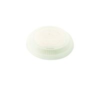World Centric CUL-SC-12 100% Compostable CPLA Hot Cup Lids, for 10-20 oz. Cups, White (Pack of 1000)