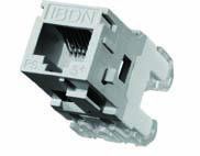 Belden AX101047 MDVO Style CAT5e RJ45, Modular Ethernet Jack, Category 5e