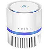 KOIOS Air Purifier, Indoor Air Cleaner with 3-in-1 True HEPA Filter for Home and Office, Odor Allergies Eliminator for Smoke, Dust, Pets, 3 Stage Filtration, Night Light
