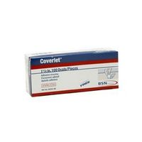 Coverlet OVAL Spots Adhesive Dressing, 1 1/4 Oval, 100/Box by Biersdorf