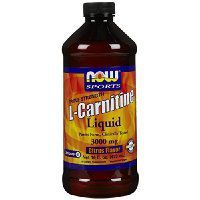 NOW Foods L-Carnitine Liquid 3000mg, Citrus Flavor, 16 ounce Bottle