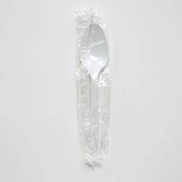 Empress Plastic Teaspoon White wrapped dense pack Heavy weight 1000 per case