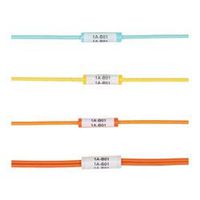 NWSLC-3Y Orange cable identification sleeve for 3mm Simplex cable, 1" Length, Pack of 100 (pack 15)