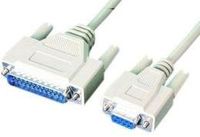Epson CEPS-003 Cable, Null Modem Serial, DB-9 Female to DB-25 Male, 6' Length, Beige