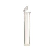 109mm Pre-Roll Doob Tube Squeeze Pop Top 4.5 Inches Clear Translucent (600 Pack)