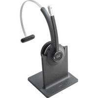 Cisco 561 Headset - Mono - Black - Wireless - DECT 6.0-300 ft48 kHz - Over-The-Head - Monaural - Supra-aural - Uni-Directional, Electret, Condenser Microphone