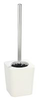 WENKO 18984100 Toilet brush Rainbow White - Soft-Touch surface, Plastic, 4.5 x 15.4 x 4.5 inch, White