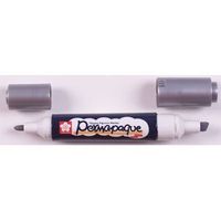 Permapaque Dual Point Marker Metallic Silver
