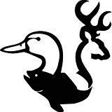 Browning Deer Duck Fish Vinyl Car Truck Decal Sticker Buck Doe Hunting Boy Girl, Die cut vinyl decal for windows, cars, trucks, tool boxes, laptops, MacBook - virtually any hard, smooth surface