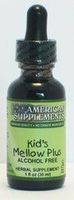 Kid's Mellow Plus Alcohol Free American Supplements 1 oz Liquid