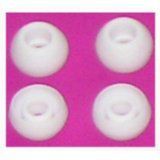 UPBRIGHT 4X White Medium Size Earbud Ear Bud Tips Cushions for Logitech Ultimate Ears SuperFI 4 4vi,200 200vi 200vm 350 350vi,500 500vi 500vm 600vi 700,UE 100 UE 350 UE350vm,UE600 UE700 UE 900 350VM