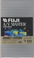 AV Master Super XG T-120 VHS Tape in Library Case
