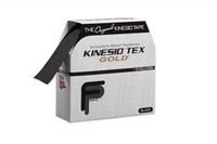 Kinesio Holding GKT45125FP Tex Gold FP Tape, 2" W x 34 yds L, Black, Bulk