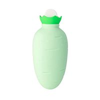 ZHAO YING Carrot Style Water Injection Hot Water Bottle Cute Water Injection Hot Water Bag Fashion Creative Convenient Hand Warmers (Color : Green)