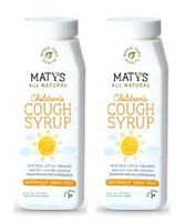 Matys All Natural Childrens Cough Syrup 6 fl oz Soothes Throats, Boosts Immunity (Pack of 2)